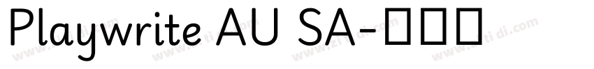 Playwrite AU SA字体转换